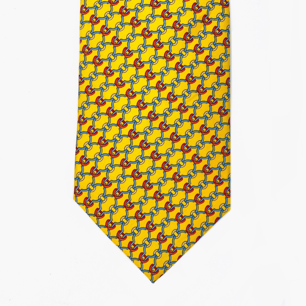NEW Brooks Brothers Interlock Pattern Tie